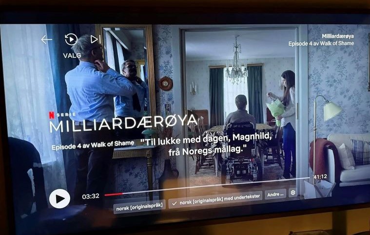 Ivar  Medaas  ut  til  500  millionar  Netflix-sjåarar
