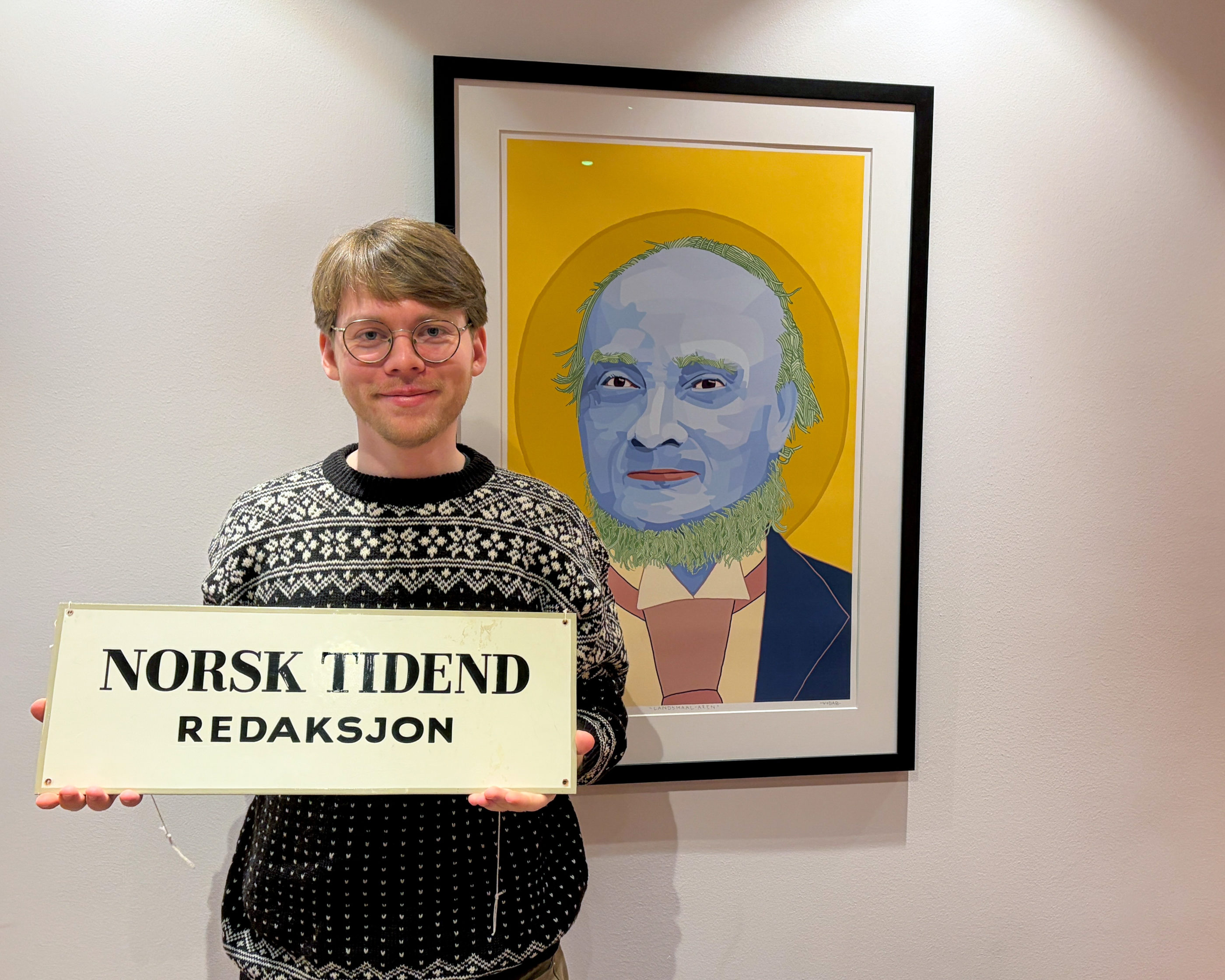 Jógvan  Helge  er  ny  redaktør  i  Norsk  Tidend!