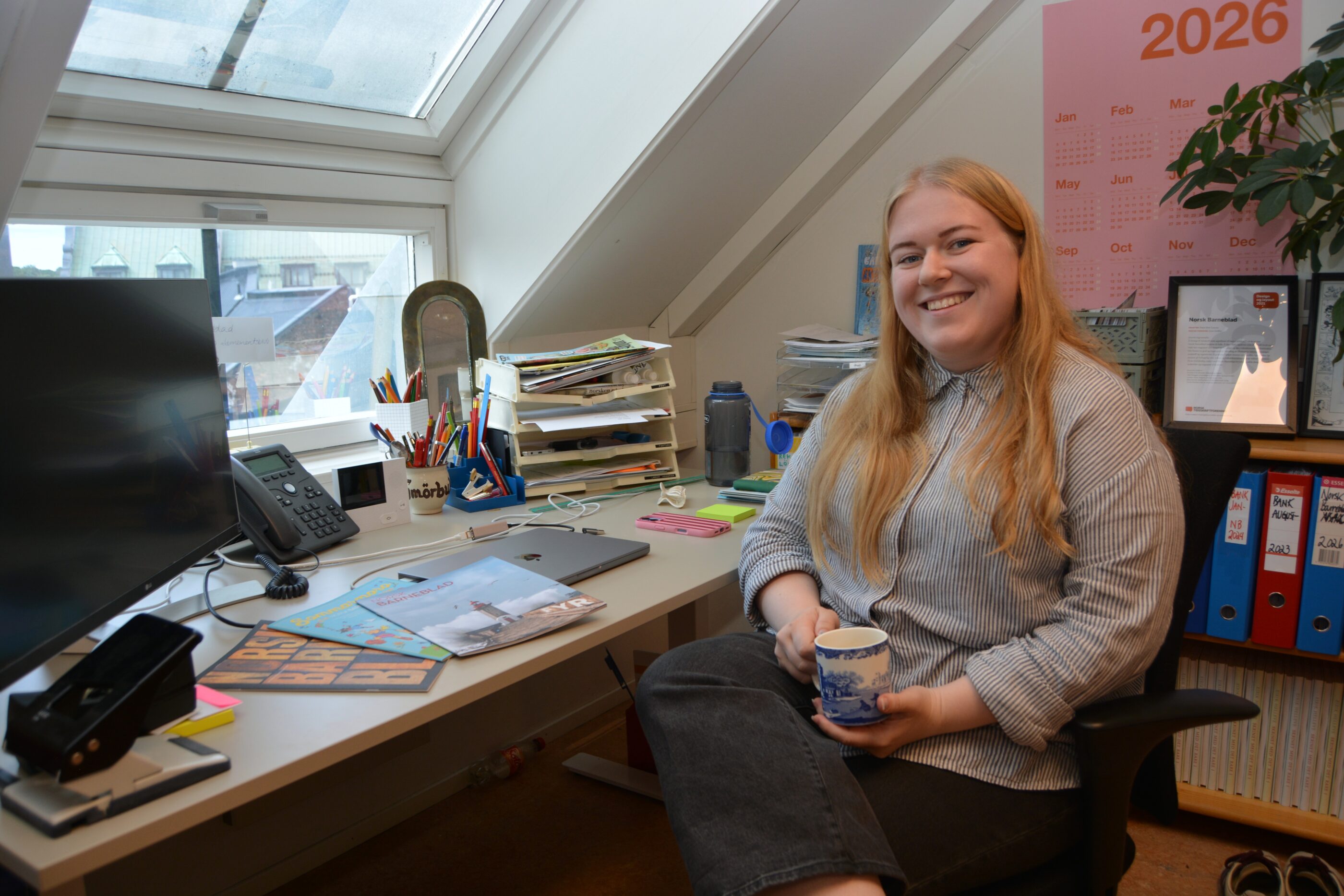 Frida  tek  over  Barnebladet